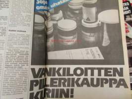 Alibi 1982 nr 12 -sis. mm; Sirpa Joronen, Christina Backman, katso sisältö kuvista tarkemmin.