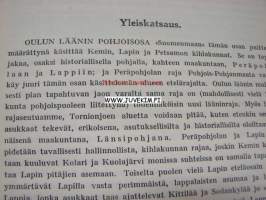 Suomenmaa IX.2 Oulun lääni pohjoisosa Maantieteellistaloudellinen ja historiallinen tietokirja
