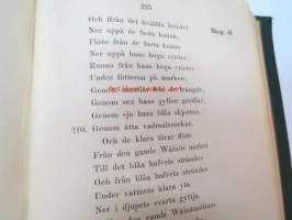 Kalevala. Efter andra original-upplagan öfversatt af K. Collan I-II (&quot;Uuden Kalevalan&quot; ruotsinkielinen painos ilmestynyt 1864-68)