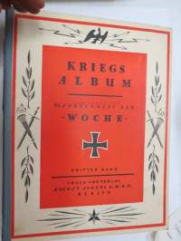 Kriegs Album. 22., 23., 24., 25., 26. Sonderheft der &quot;Woche&quot; - 5 kpl Woche-lehden I Maailmansodan kuva-albumeja sodan alusta vuoden 1916 loppuun - kaikki viisi