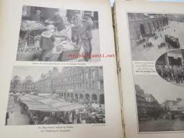Kriegs Album. 22., 23., 24., 25., 26. Sonderheft der &quot;Woche&quot; - 5 kpl Woche-lehden I Maailmansodan kuva-albumeja sodan alusta vuoden 1916 loppuun - kaikki viisi