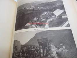 Kriegs Album. 22., 23., 24., 25., 26. Sonderheft der &quot;Woche&quot; - 5 kpl Woche-lehden I Maailmansodan kuva-albumeja sodan alusta vuoden 1916 loppuun - kaikki viisi