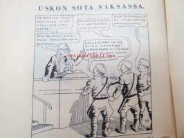 Politiikkaa piirtämällä 1937 Huhtikuun 2 numero - Näytenumero Nr 2 -harvinainen kantaaottava julkaisu