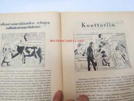 Politiikkaa piirtämällä 1937 Huhtikuun 2 numero - Näytenumero Nr 2 -harvinainen kantaaottava julkaisu