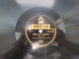 Odeon PLE 125 George Boulanger orkestereineen - Surullinen sunnuntai / Mustat silmät -savikiekkoäänilevy, 78 rpm