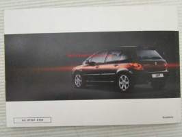 Peugeot 307 -Instruktionsbok