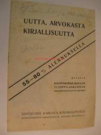 Uutta, arvokasta kirjallisuutta 55-80% alennuksella/ Weilin&amp;Göös