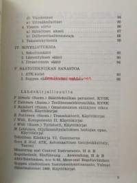 Vahvavirtakytkentöjä V - Säätölaiteet