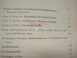 Föreningen Sveriges Sjöfartsmuseum i Stockholm Årsbok 1941 -vuosikirja