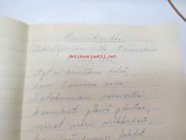 Lottien piirikurssilla Vammalassa 8.7.-18.7.1941, Salme Punovuori -kurssimuistiinpanot