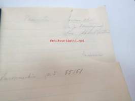 Lottien piirikurssilla Vammalassa 8.7.-18.7.1941, Salme Punovuori -kurssimuistiinpanot