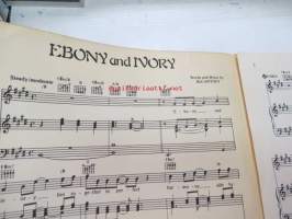 Ebony and Ivory - words and music by McCartney -nuotit