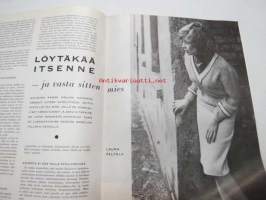 Eevan kauneus  1964 nr 9 syyskuu, sis. mm. seur. artikkelit / kuvat / mainokset; Mystillinen ja romanttinen on syksyn ehostus, Suomalaisten tuttu Skodsborg, Koeta