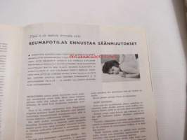 Eevan kauneus  1964 nr 9 syyskuu, sis. mm. seur. artikkelit / kuvat / mainokset; Mystillinen ja romanttinen on syksyn ehostus, Suomalaisten tuttu Skodsborg, Koeta