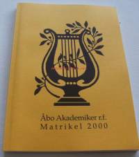 Åbo Akademiker r.f. matrikel.Muut nimekkeet:Matrikel / Åbo Akademiker r.f.