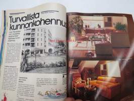 Avotakka 1976 nr 9 syyskuu, sis. mm. seur. artikkelit / kuvat / mainokset; Sisusta vanhalla, 65 kulmasohvaa, Procopé perhe viihtyy Porkkalassa (kansikuva +