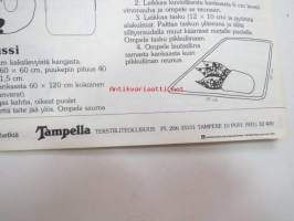Tampella antaa ideoita - ompeluideoita -mainoslehti v. 1976