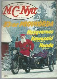 MC-Nytt 1982 nr 12 / koeajo Husqvarna, Kawasaki, Honda