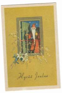 Joulupukki /  Martta Wendelin  - joulukortti kulkematon