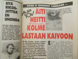 Alibi 1989 nr 5, sis. mm. artikkelit / kuvat / mainokset; Eeva Alariesto, Olof Palme, "Jammu" "Näätä", katso sisältö kuvista tarkemmin.