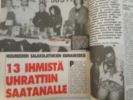 Alibi 1989 nr 8, sis. mm. artikkelit / kuvat / mainokset; Torsti Koskinen, Hojo Palviainen, Marjo Jalava, katso sisältö kuvista tarkemmin.