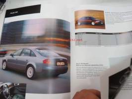 Audi mallisto 1998 -myyntiesite
