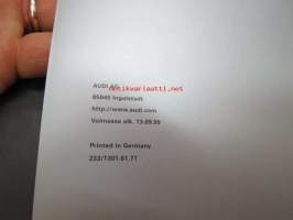 Audi A3 2000 -myyntiesite