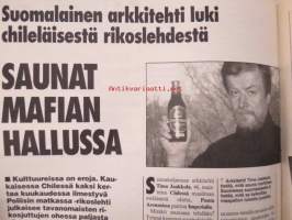 Alibi 1995 nr 3, sis. mm. artikkelit / kuvat / mainokset; Timo Tuhkanen, Erkki Matias Marttila, Hannele Ranta, Juhani Leppä, Hannele Erkkilä, Rettig, Esko