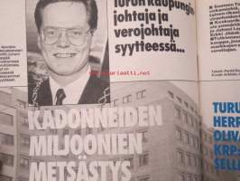 Alibi 1995 nr 3, sis. mm. artikkelit / kuvat / mainokset; Timo Tuhkanen, Erkki Matias Marttila, Hannele Ranta, Juhani Leppä, Hannele Erkkilä, Rettig, Esko