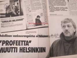 Alibi 1995 nr 4, sis. mm. artikkelit / kuvat / mainokset; Fred West, John Wikström, Marika Kantti, Pekka Palomaäki, Tapio Akkila, katso sisältö kuvista tarkemmin.