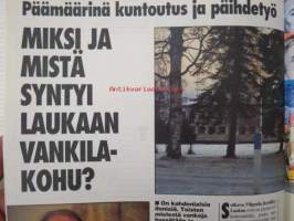 Alibi 1995 nr 4, sis. mm. artikkelit / kuvat / mainokset; Fred West, John Wikström, Marika Kantti, Pekka Palomaäki, Tapio Akkila, katso sisältö kuvista tarkemmin.