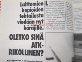 Alibi 1995 nr 4, sis. mm. artikkelit / kuvat / mainokset; Fred West, John Wikström, Marika Kantti, Pekka Palomaäki, Tapio Akkila, katso sisältö kuvista tarkemmin.