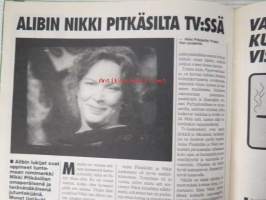 Alibi 1995 nr 4, sis. mm. artikkelit / kuvat / mainokset; Fred West, John Wikström, Marika Kantti, Pekka Palomaäki, Tapio Akkila, katso sisältö kuvista tarkemmin.