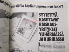 Alibi 1995 nr 6, sis. mm. artikkelit / kuvat / mainokset; "Lusu", Jari Kolivaara, Maija Huhta, Kaj Cederqvist, Jaana Lassila, Pia Kuru, katso sisältö kuvista