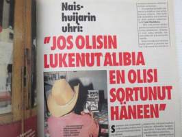 Alibi 1995 nr 7, sis. mm. artikkelit / kuvat / mainokset; Gary Gilmore, Samuli Edelman, Markus Selin, Reijo Hautamäki ja Seija Järvinen, Elias Salonen, Abdi