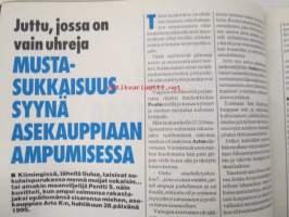 Alibi 1995 nr 9, sis. mm. artikkelit / kuvat / mainokset; Mika Aksela, Volvo Markkanen, Hella Wuolijoki, Kyösti Erkinkorpi, Toivo Harald Koljonen, Syd Dernley,