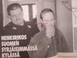Alibi 1995 nr 9, sis. mm. artikkelit / kuvat / mainokset; Mika Aksela, Volvo Markkanen, Hella Wuolijoki, Kyösti Erkinkorpi, Toivo Harald Koljonen, Syd Dernley,