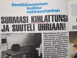 Alibi 1996 nr 7, sis. mm. artikkelit / kuvat / mainokset; Raija Pelli, Tapio Tervakangas, Vasili Kirjanov, Markku MallatNikolai Dzumakaliev, Juri Kukk, Haing Ngori,