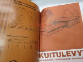 Kuitulevyt - Kuitulevyneuvonta - valmistajatehtaitten julkaisema ohjekansio, erilisiä esitteitä / ohjeita - käsittelyohjeet, työstö, kiinnitys, alusta, saumat,