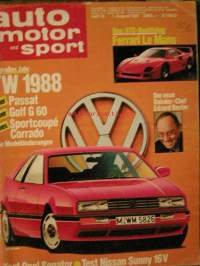 auto motor sport  16 august  87