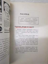 Kauppias mainostaa