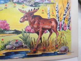 Pohjolan luonto -lautapelin pohja