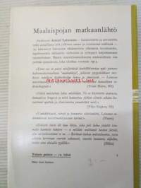 Maalaispojan matkaanlähtö - Muistelmia I