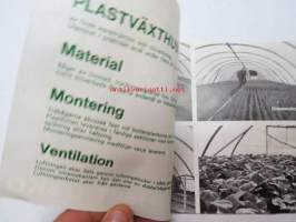 Plastväxthuset Usko -muovikasvihuoneen myyntiesite