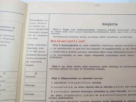 Tilastollinen päätoimisto - Väestölaskenta - Ruokakunta- ja asuntolomake - vuoden 1961 väestönlaskennan käyttämätön lomake