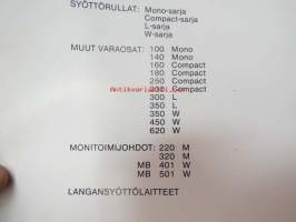 Migatronic Mig-hitsauslaitteet varaosakuvasto -parts catalogue, katso tarkemmat mallikohtaisuudet / tiedot kuvista