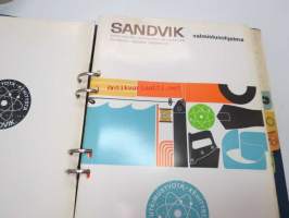 Sandvik - Terästuotteiden tuotekansio, teräkset lajeittain ominaisuuksineen ja teknisine tietoineen ym. -tehtaan toimittama kansio