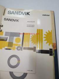 Sandvik - Terästuotteiden tuotekansio, teräkset lajeittain ominaisuuksineen ja teknisine tietoineen ym. -tehtaan toimittama kansio