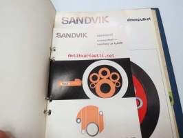 Sandvik - Terästuotteiden tuotekansio, teräkset lajeittain ominaisuuksineen ja teknisine tietoineen ym. -tehtaan toimittama kansio