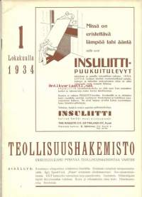 Teollisuushakemisto 1934 lokakuu - erikoisjulkaisu pysyvää teollisuusmainontaa varten